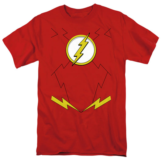 Jla - New Flash Uniform - Short Sleeve Adult 18/1 - Red T-shirt