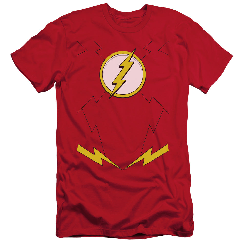 Jla - New Flash Uniform - Short Sleeve Adult 30/1 - Red T-shirt