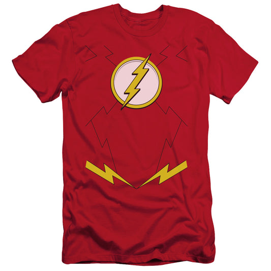 Jla - New Flash Uniform - Short Sleeve Adult 30/1 - Red T-shirt