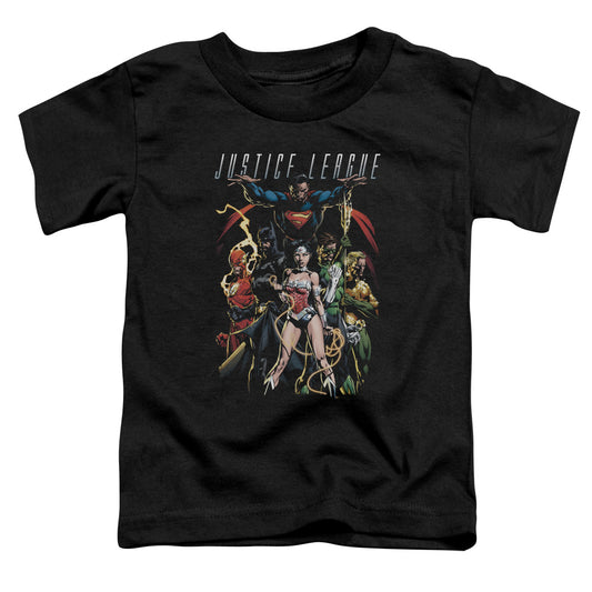 Jla - Dark Days - Short Sleeve Toddler Tee - Black T-shirt