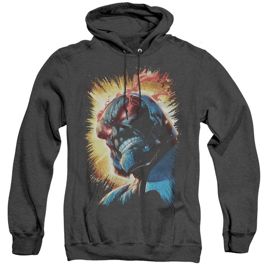 Jla - Darkseid Is - Adult Heather Hoodie - Black