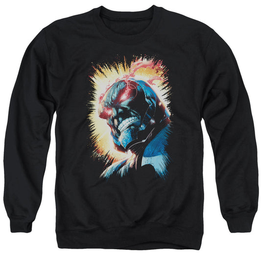Jla Darkseid Is - Adult Crewneck Sweatshirt - Black