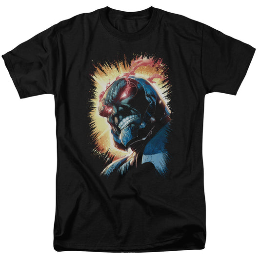 Jla - Darkseid Is - Short Sleeve Adult 18/1 - Black T-shirt