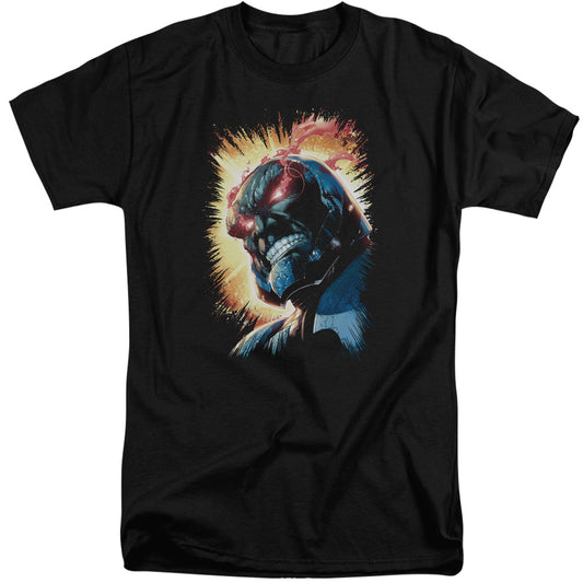 Jla - Darkseid Is - Short Sleeve Adult Tall - Black T-shirt