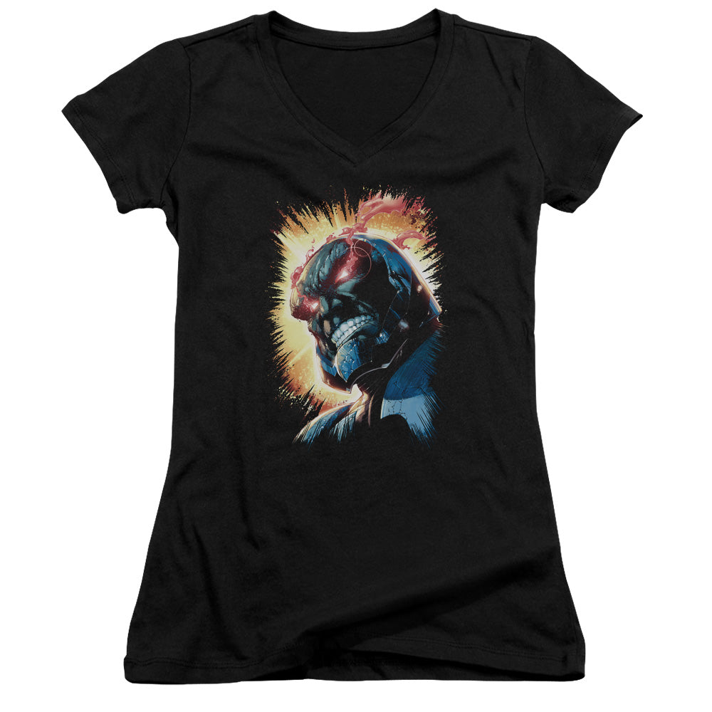 Jla Darkseid Is - Junior V-neck - Black