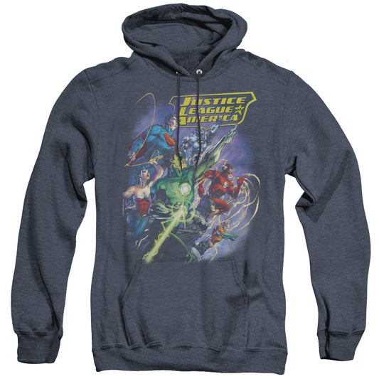 Jla - Onward - Adult Heather Hoodie - Navy