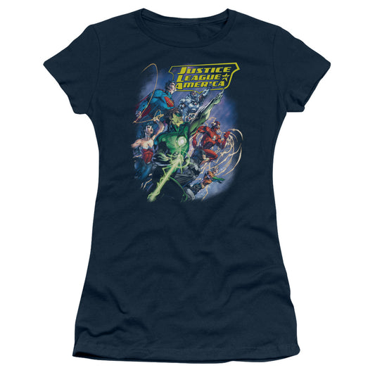 Jla - Onward - Short Sleeve Junior Sheer - Navy T-shirt