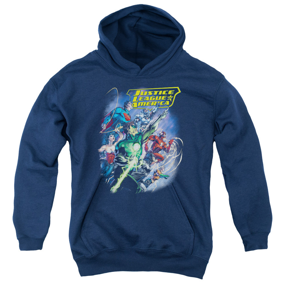 Jla - Onward - Youth Pull-over Hoodie - Navy