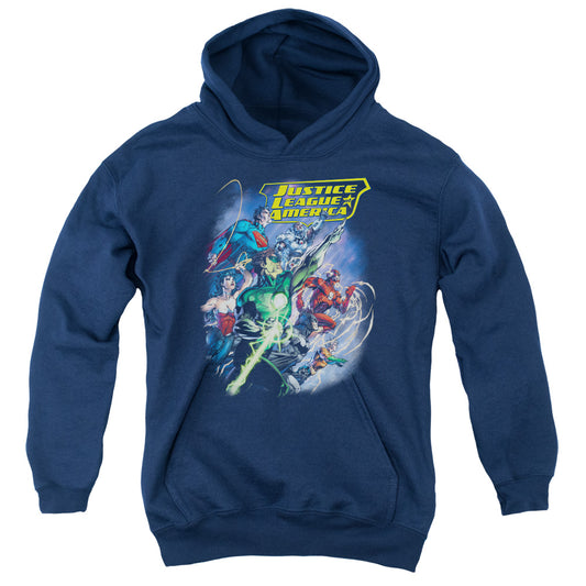 Jla - Onward - Youth Pull-over Hoodie - Navy