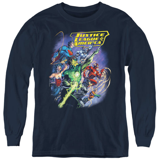 Jla - Onward - Youth Long Sleeve Tee - Navy