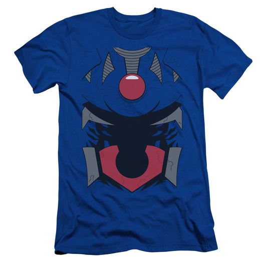Jla - Darkseid Uniform - Short Sleeve Adult 30/1 - Royal Blue T-shirt