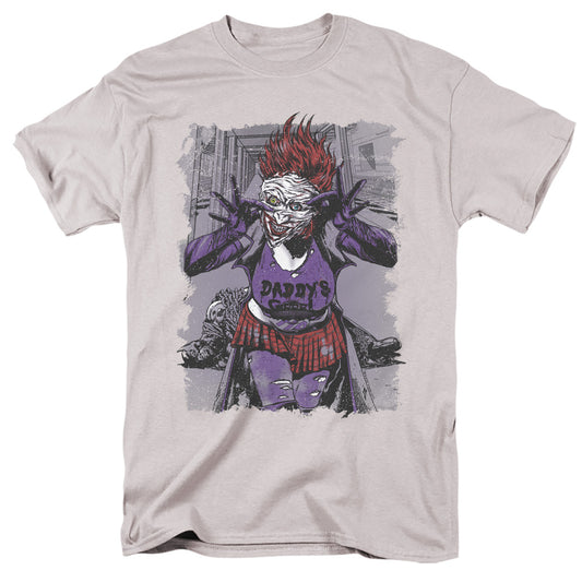 Jla - Jokers Daughter - Short Sleeve Adult 18/1 - Silver T-shirt