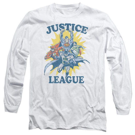 Jla - Lets Do This - Long Sleeve Adult 18/1 - White T-shirt