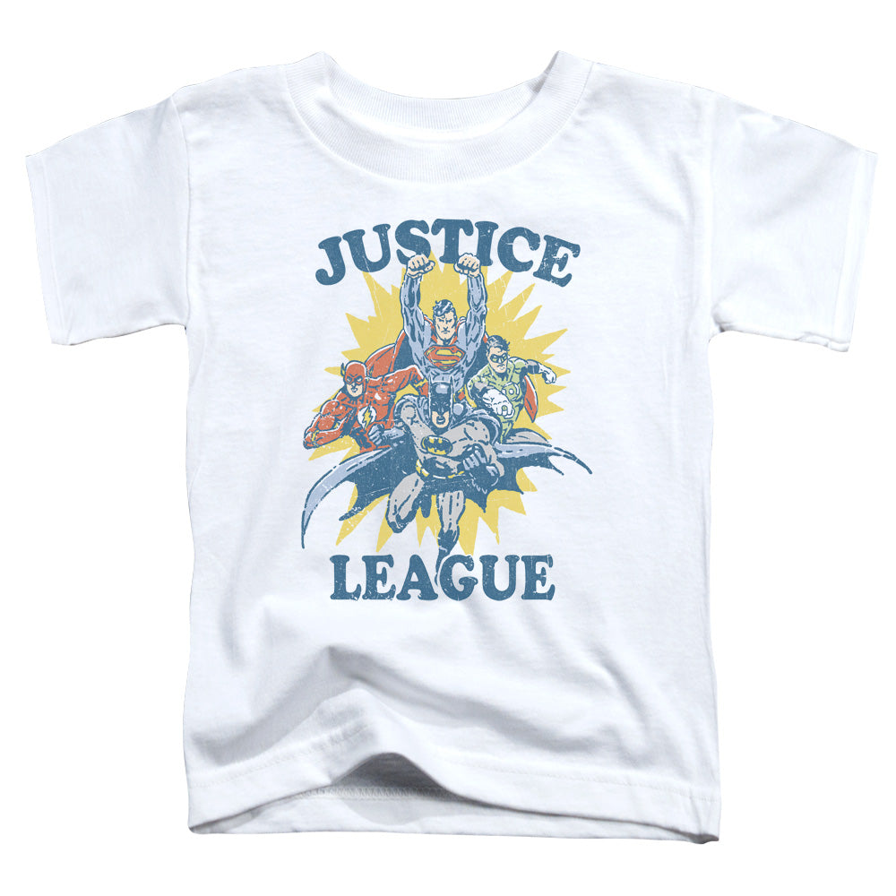 Jla - Lets Do This - Short Sleeve Toddler Tee - White T-shirt