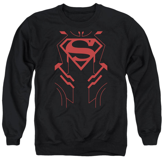 Jla Superboy - Adult Crewneck Sweatshirt - Black