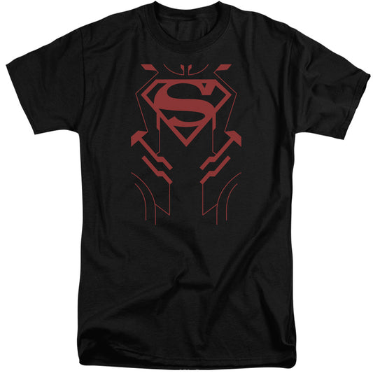 Jla - Superboy - Short Sleeve Adult Tall - Black T-shirt