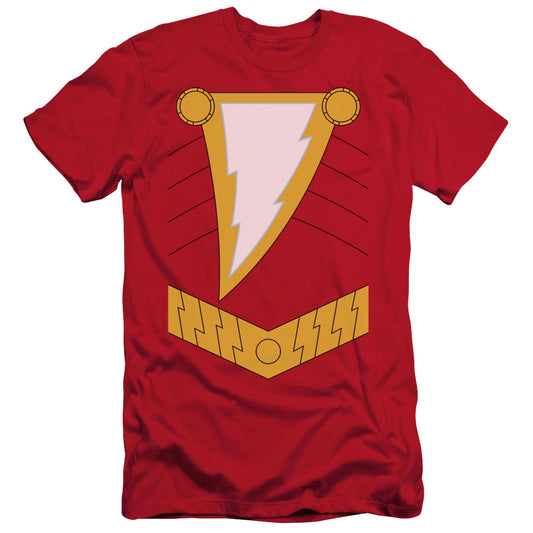 Jla - Shazam - Short Sleeve Adult 30/1 - Red T-shirt