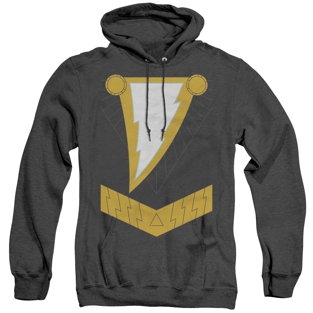 Jla - Black Adam - Adult Heather Hoodie - Black