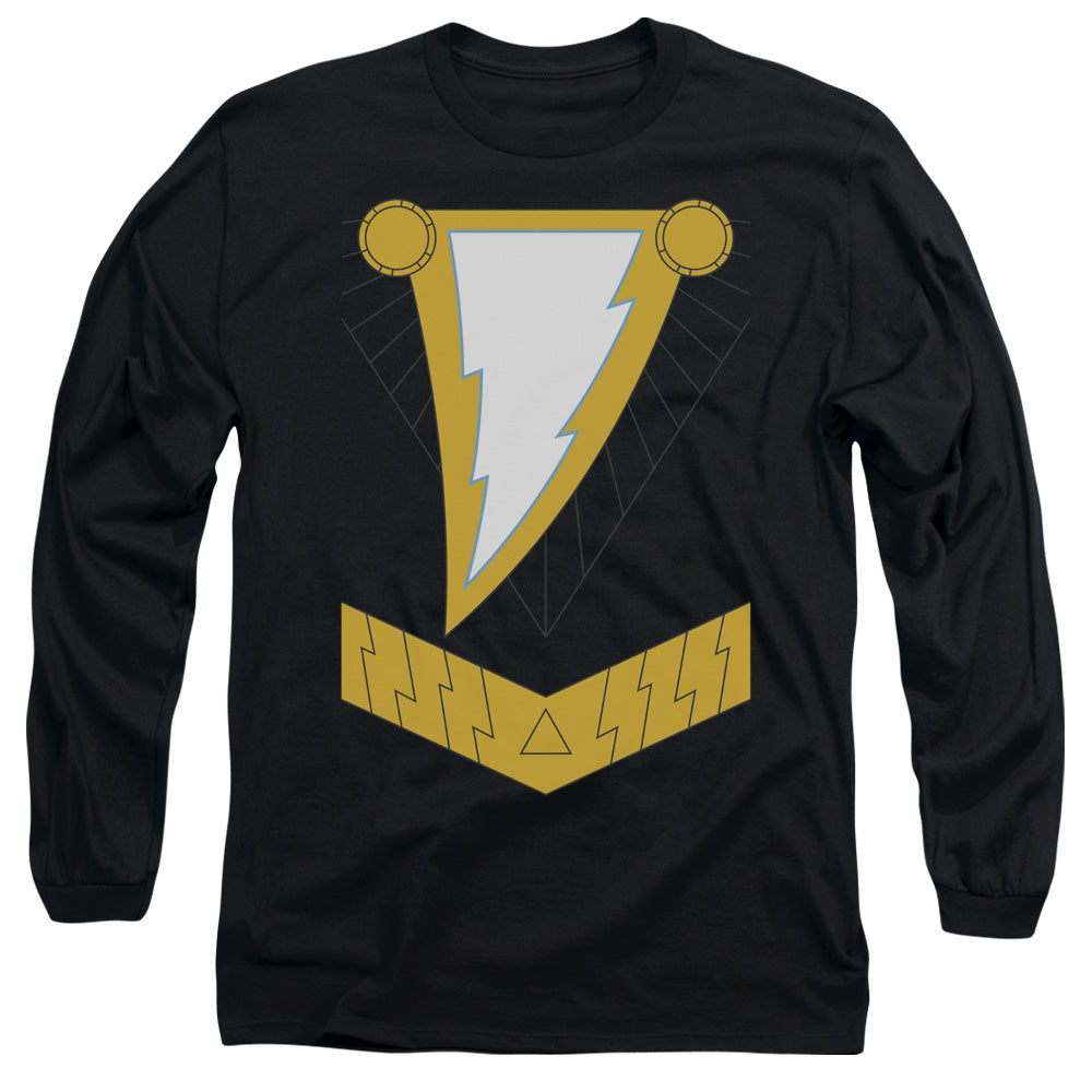 Jla - Black Adam - Long Sleeve Adult 18/1 - Black T-shirt