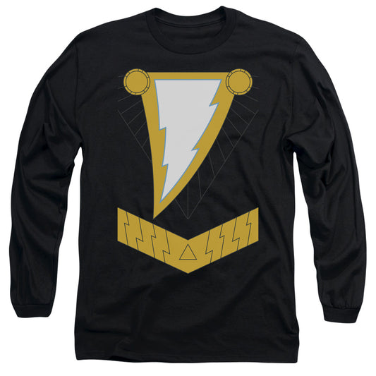 Jla - Black Adam - Long Sleeve Adult 18/1 - Black T-shirt
