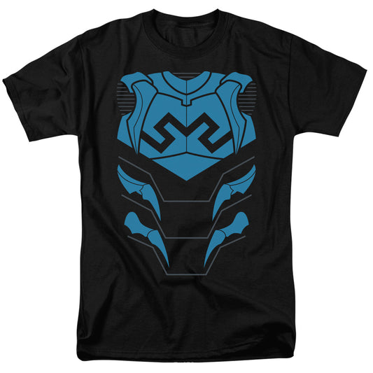 Jla - Blue Beetle - Short Sleeve Adult 18/1 - Black T-shirt