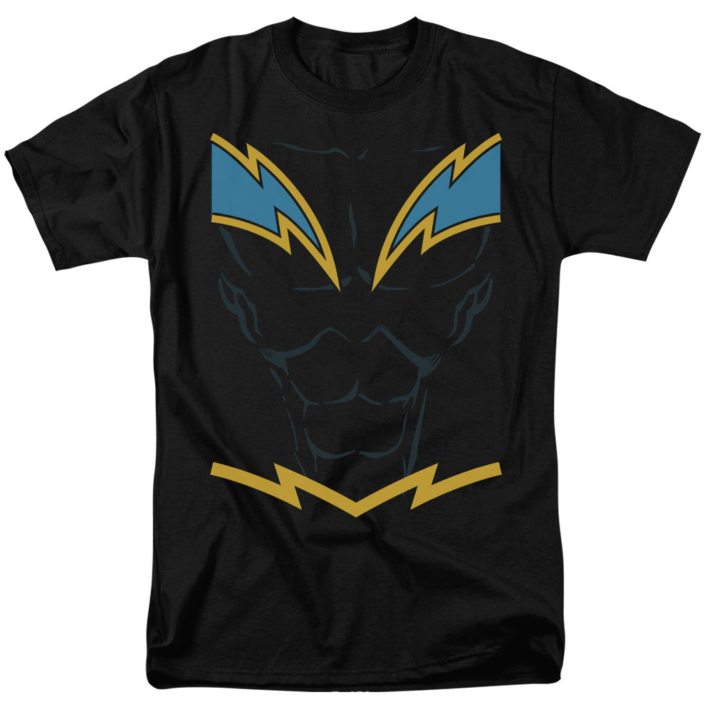 Jla - Black Lightning - Short Sleeve Adult 18/1 - Black T-shirt