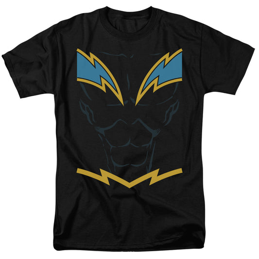Jla - Black Lightning - Short Sleeve Adult 18/1 - Black T-shirt