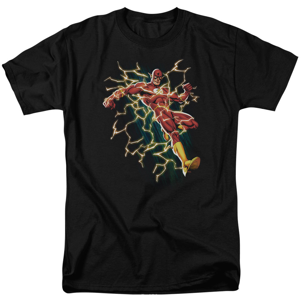 Jla - Electric Death - Short Sleeve Adult 18/1 - Black T-shirt