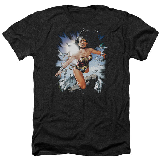 Jla - Of Themyscira - Adult Heather-black