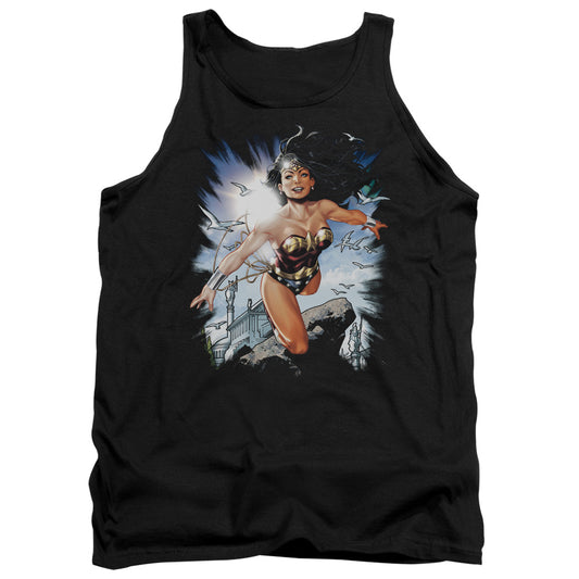 Jla - Of Themyscira - Adult Tank - Black