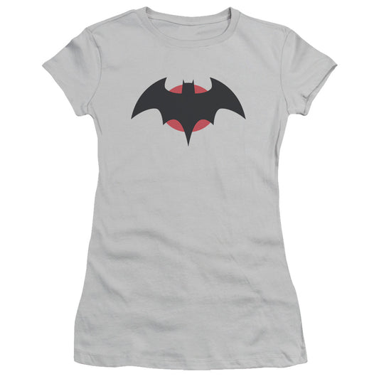 Jla - Thomas Wayne - Short Sleeve Junior Sheer - Silver T-shirt