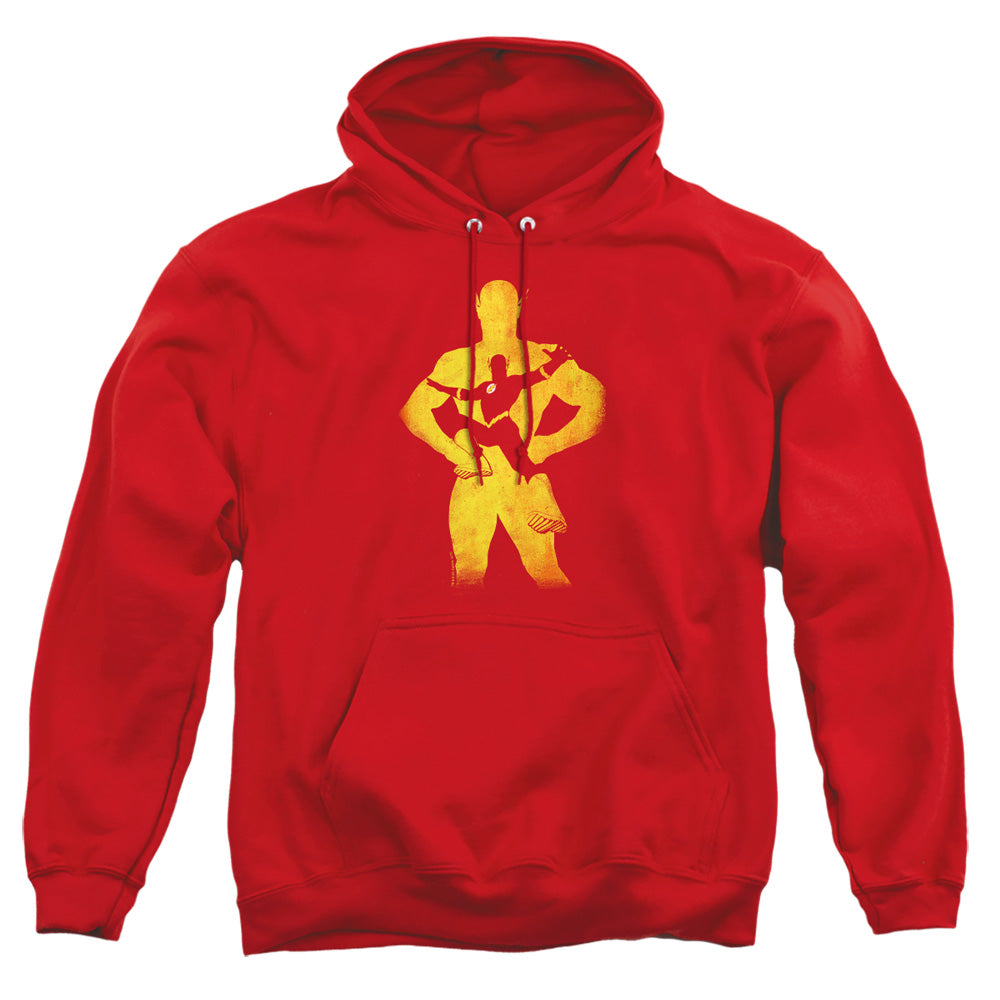 Jla - Flash Knockout - Adult Pull-over Hoodie - Red