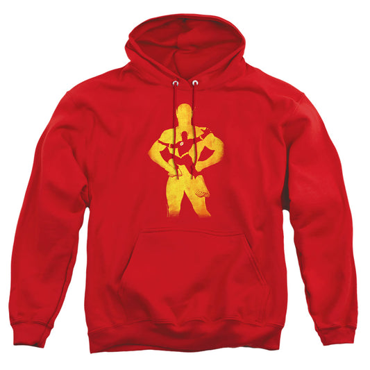 Jla - Flash Knockout - Adult Pull-over Hoodie - Red