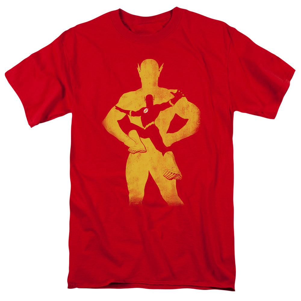 Jla - Flash Knockout - Short Sleeve Adult 18/1 - Red T-shirt