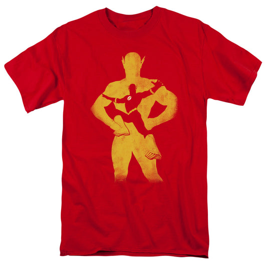Jla - Flash Knockout - Short Sleeve Adult 18/1 - Red T-shirt