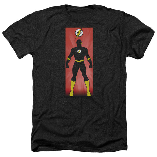 Jla - Flash Block - Adult Heather-black