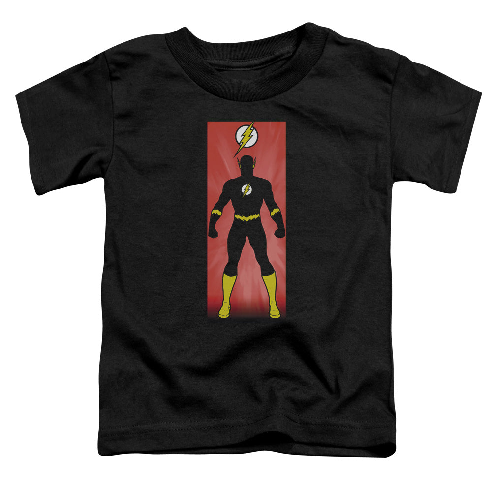 Jla - Flash Block - Short Sleeve Toddler Tee - Black T-shirt