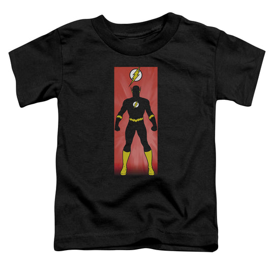 Jla - Flash Block - Short Sleeve Toddler Tee - Black T-shirt