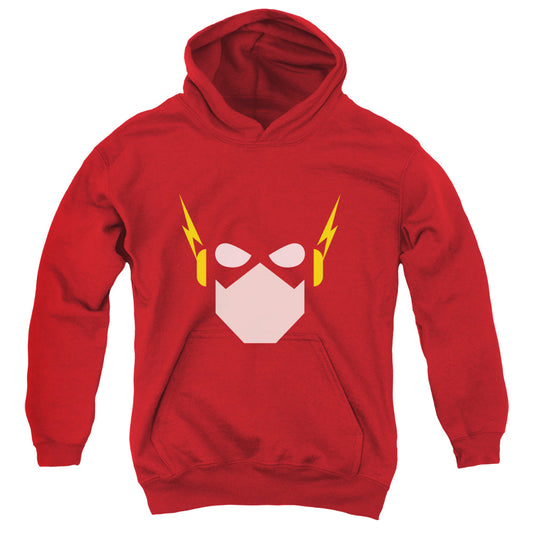 Jla - Flash Head - Youth Pull-over Hoodie - Red