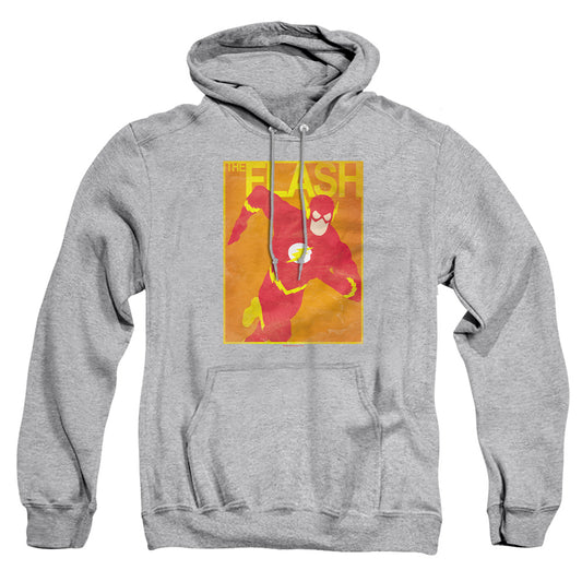 Jla - Simple Flash Poster - Adult Pull-over Hoodie - Athletic Heather