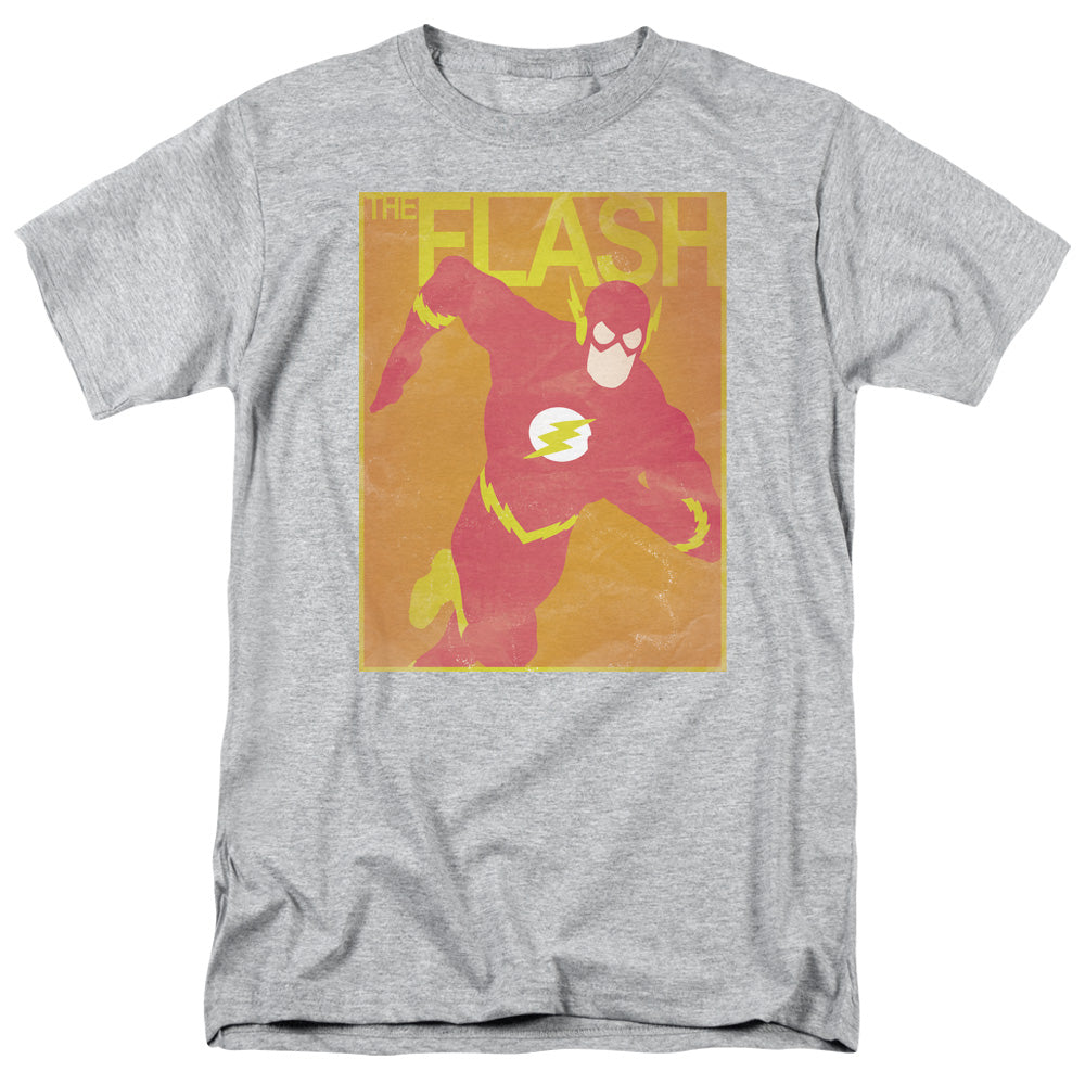 Jla - Simple Flash Poster - Short Sleeve Adult 18/1 - Athletic Heather T-shirt