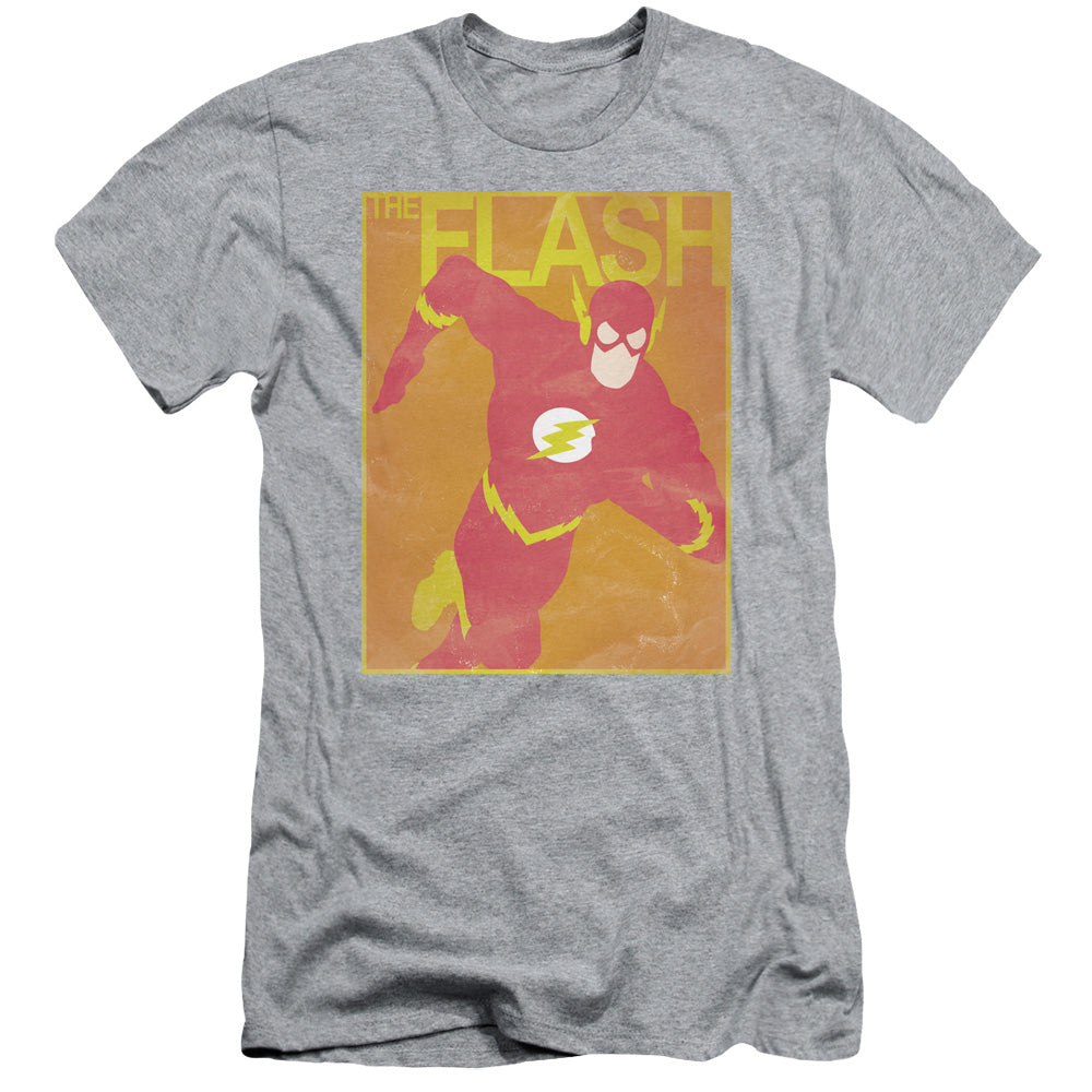 Jla - Simple Flash Poster - Short Sleeve Adult 30/1 - Athletic Heather T-shirt