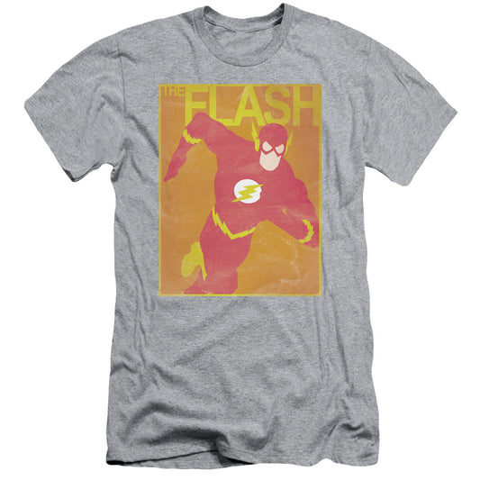 Jla - Simple Flash Poster - Short Sleeve Adult 30/1 - Athletic Heather T-shirt