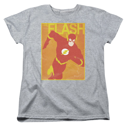 JLA SIMPLE FLASH POSTER-S/S WOMENS T-Shirt