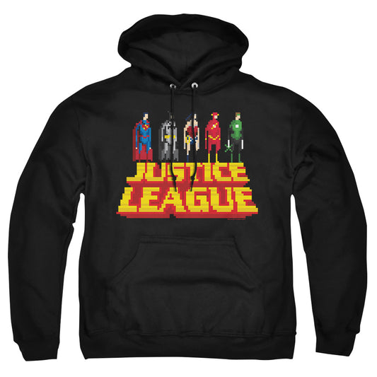 Jla - Standing Above - Adult Pull-over Hoodie - Black
