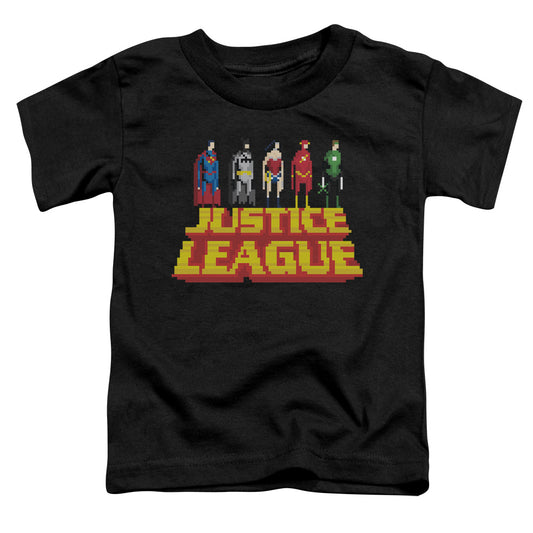 Jla - Standing Above - Short Sleeve Toddler Tee - Black T-shirt