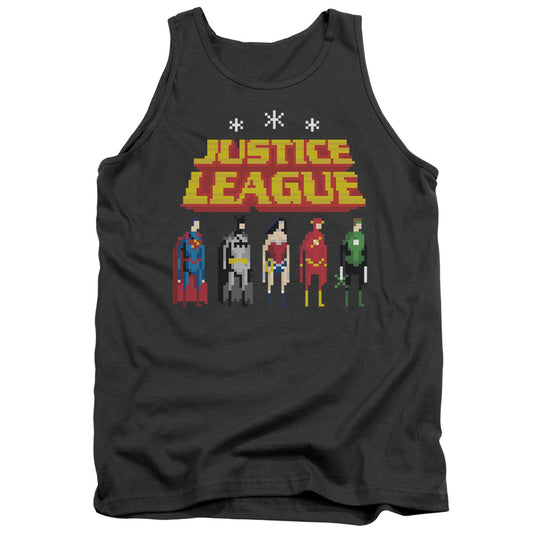 Jla - Standing Below - Adult Tank - Charcoal