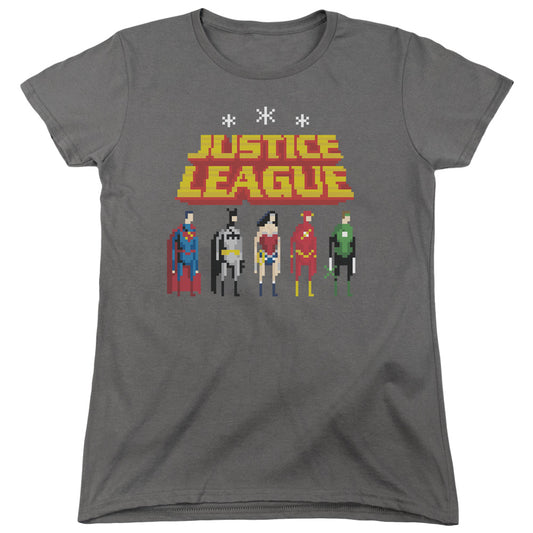 Jla - Standing Below - Short Sleeve Womens Tee - Charcoal T-shirt