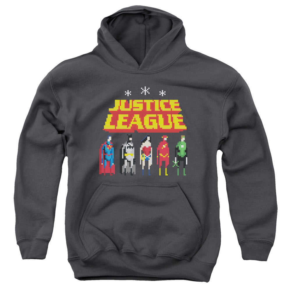 Jla - Standing Below - Youth Pull-over Hoodie - Charcoal
