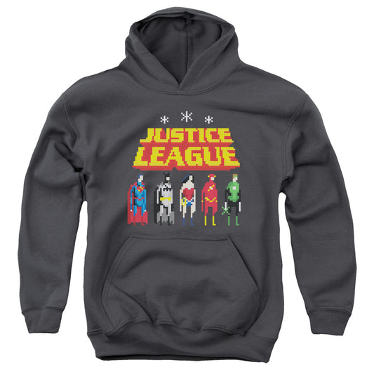 Jla - Standing Below - Youth Pull-over Hoodie - Charcoal
